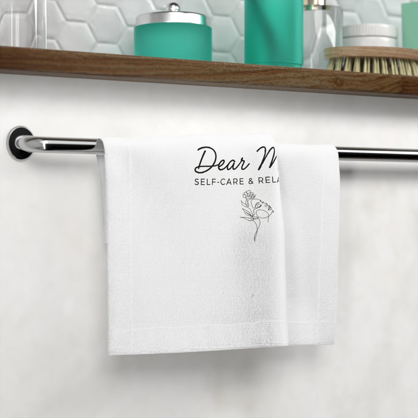 Dear Muse Face Towel — Self-Care & Relaxation Spa Hand Towel