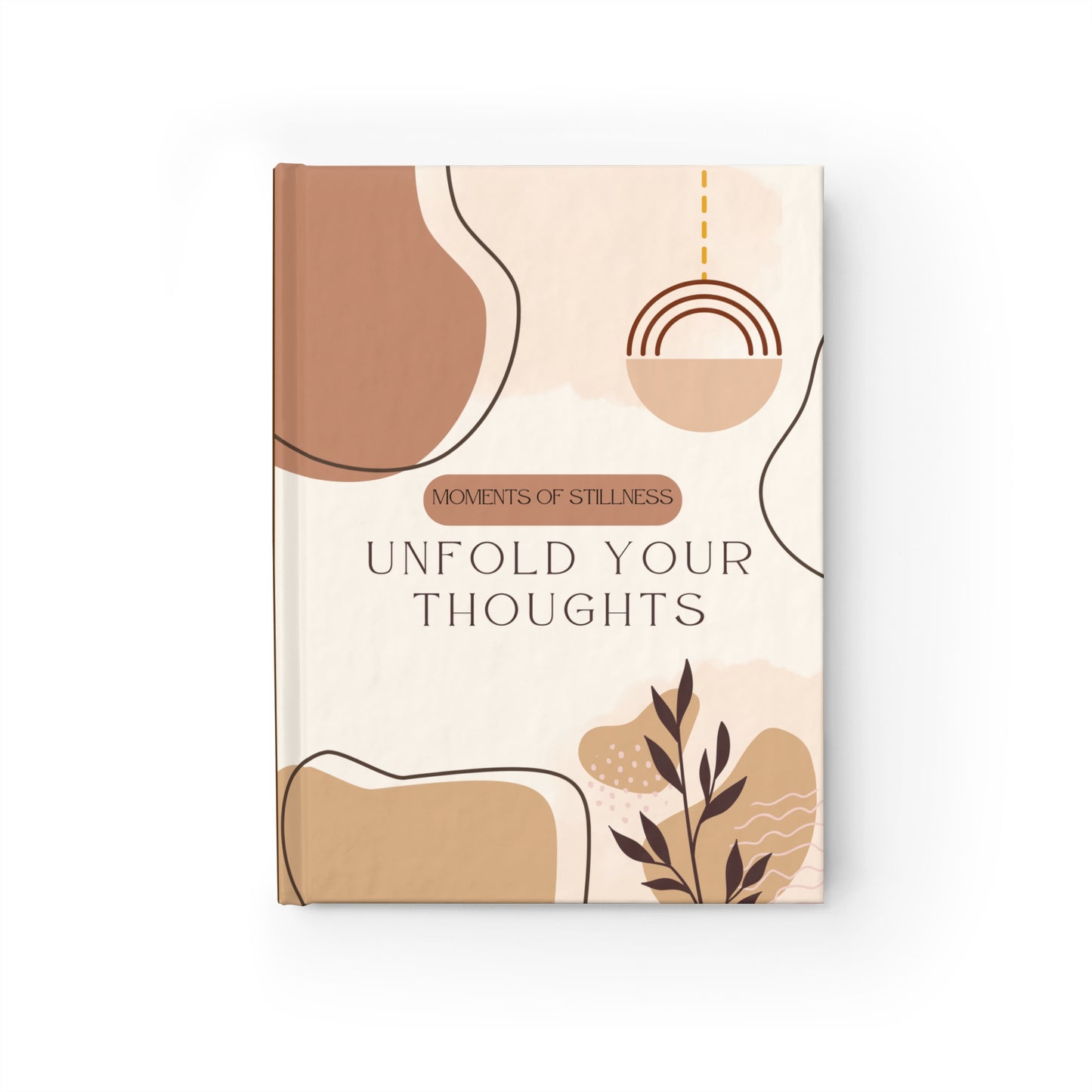 Unfold Your Thoughts - Ruled Journal for Mindful Reflection