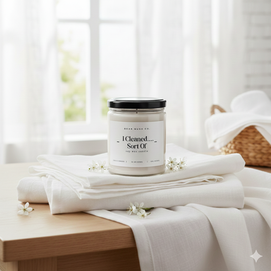 I Cleaned... Sort Of - 9oz Scented Soy Candle